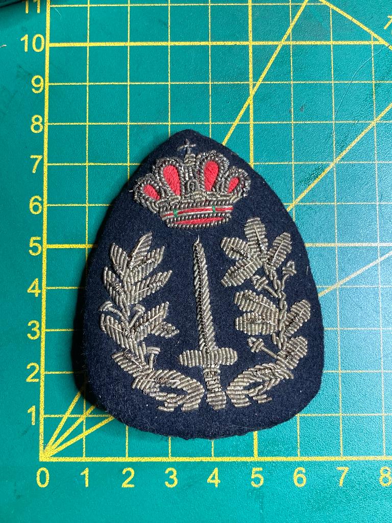 Kenteken kepie gemeente politie, Verzamelen, Ophalen of Verzenden, Rijkswacht, Embleem of Badge