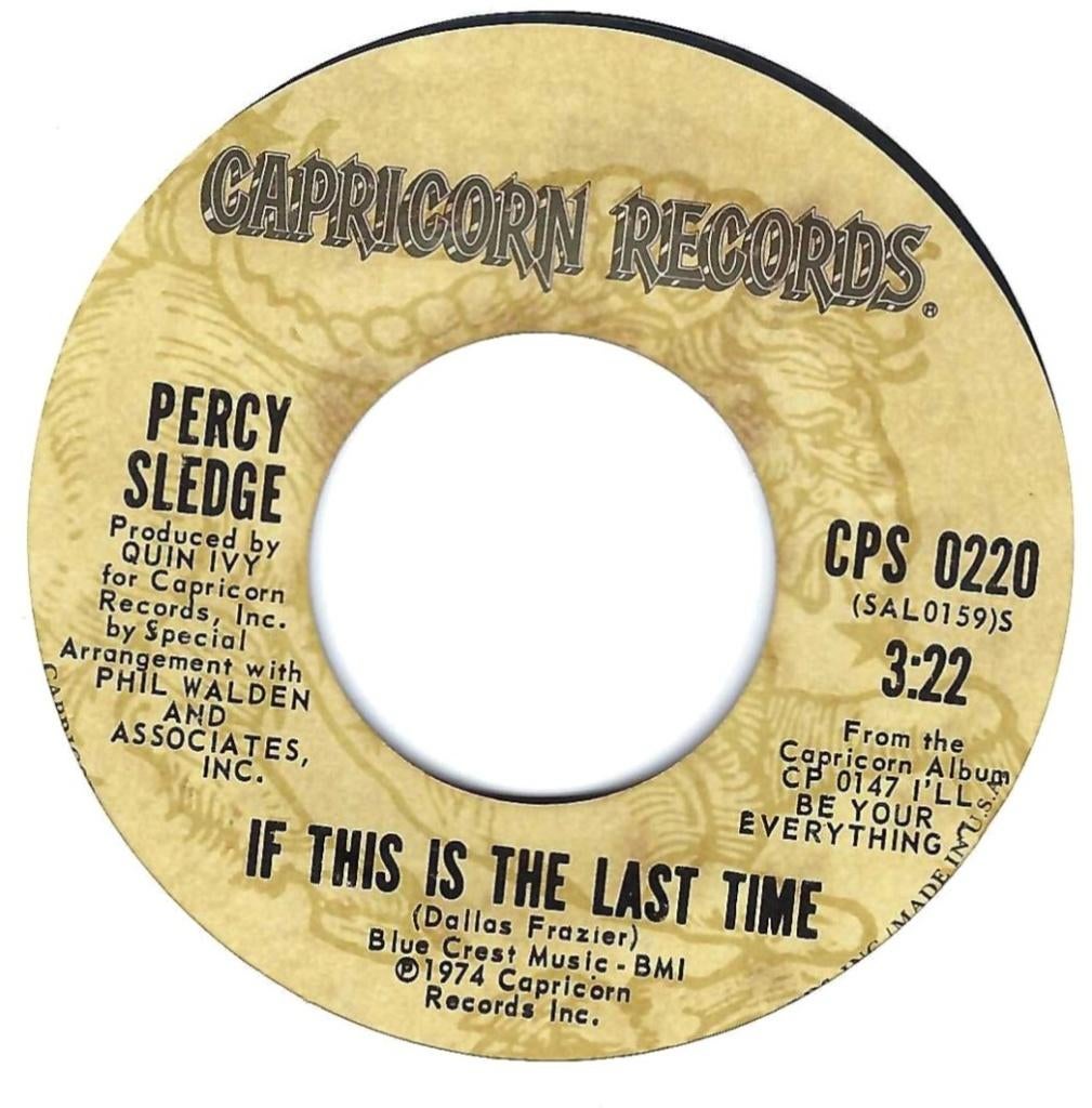 Northern soul 45: Percy Sledge – If This Is The Last Time, Single, Utilisé, 7 pouces, R&B et Soul