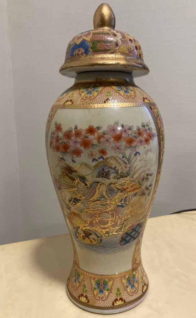 Chinese vaas met delseltje porselein, Antiek en Kunst, Ophalen