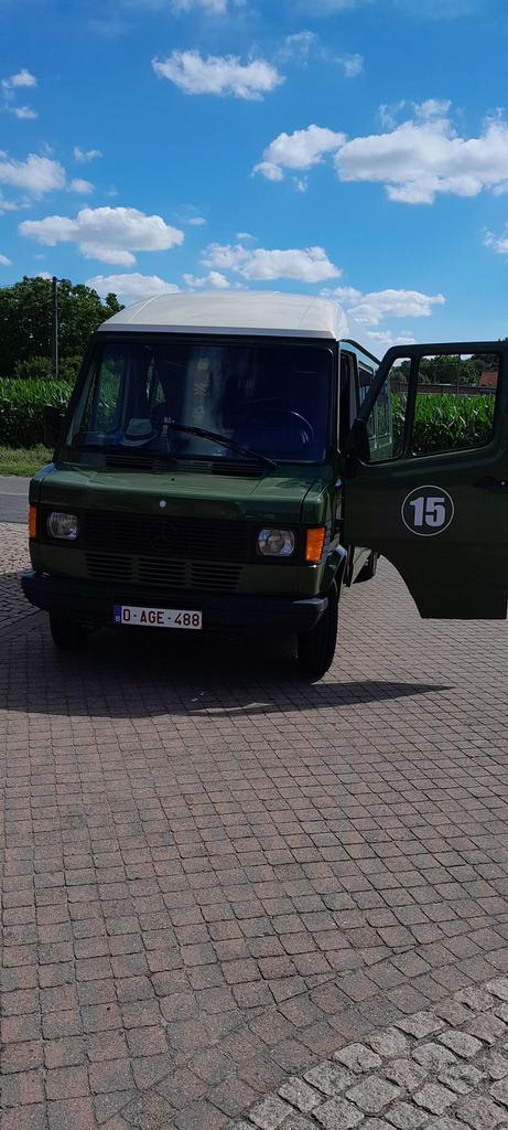 Oldtimer mercedes mobilhome te koop, Caravans en Kamperen, Mobilhomes, Buscamper of Camperbus, Tot en met 2, Mercedes-Benz, Diesel