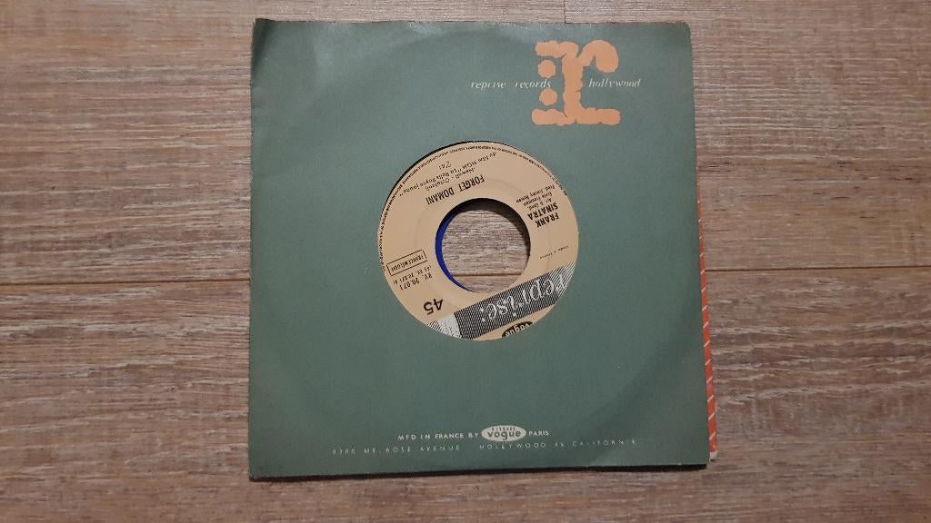7" Frank Sinatra - Forget domani, Gebruikt, 7 inch, Single, Ophalen of Verzenden