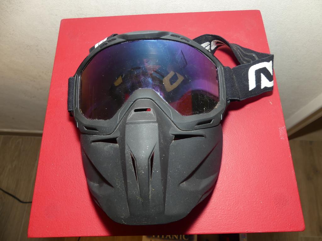 Paintball masker & lege luchtdrukflessen, Ophalen of Verzenden, Gebruikt