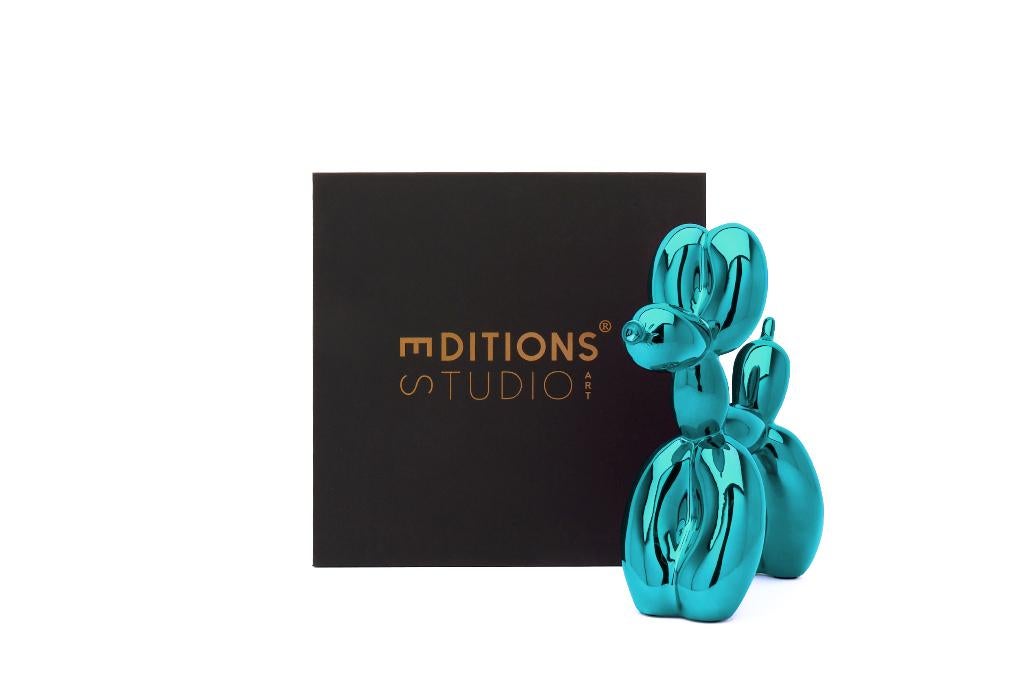 Nieuw kleur!! Jeff Koons (After) - Balloon Dog Mint Blue, Antiek en Kunst, Ophalen of Verzenden