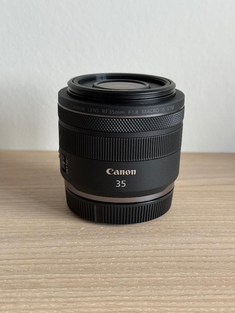 Canon RF 35 mm f/1.8 Macro IS STM, Enlèvement, Comme neuf, Lentille standard