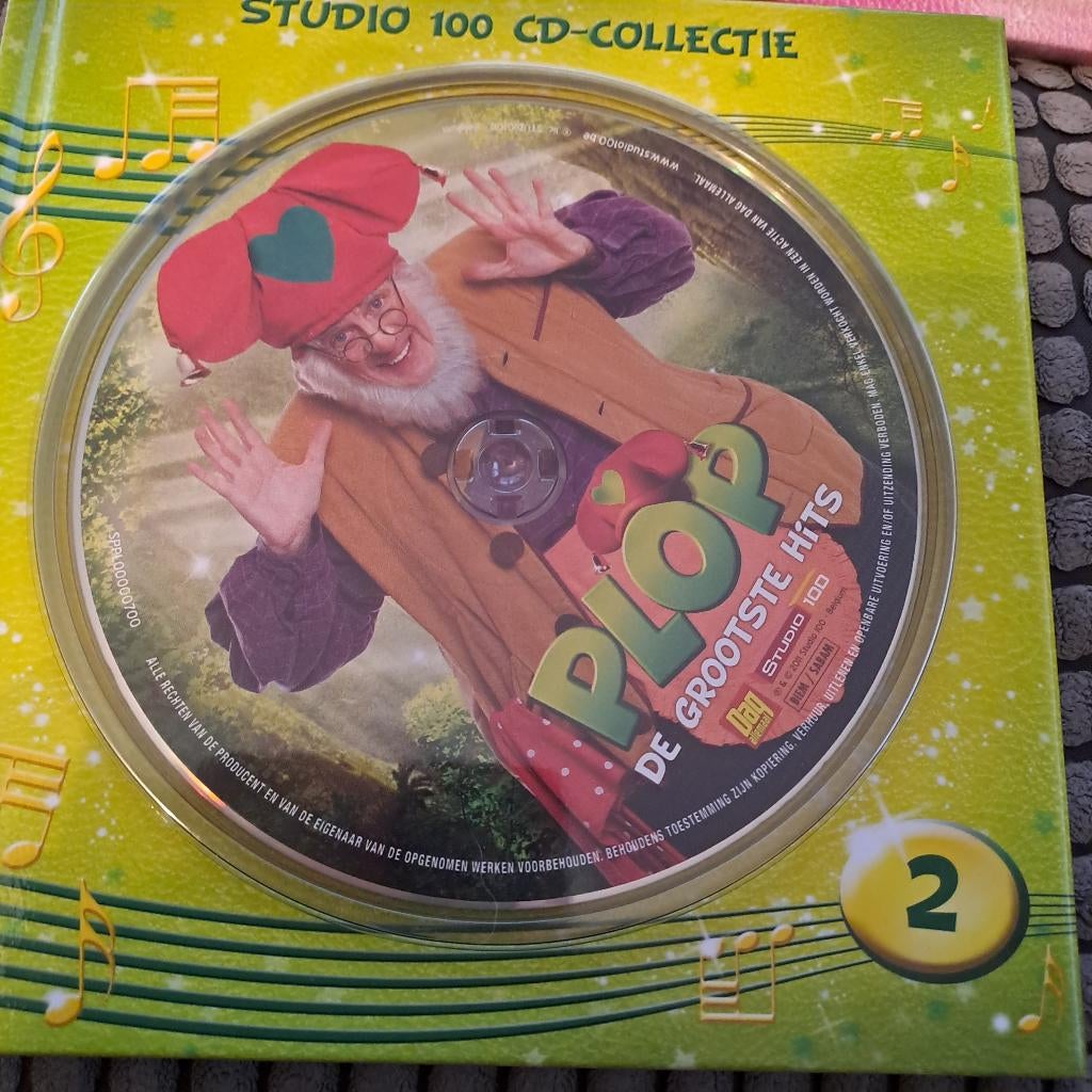 boekje en CD met liedjes van kabouter Plop, Ophalen of Verzenden, Zo goed als nieuw, Muziek, 6 tot 9 jaar