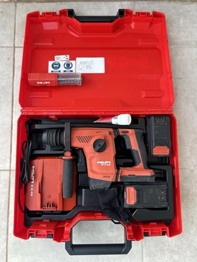 Marteau perforateur sans fil Hilti Nuron TE 6-22, Bricolage & Construction, Outillage | Foreuses, Enlèvement ou Envoi, Comme neuf