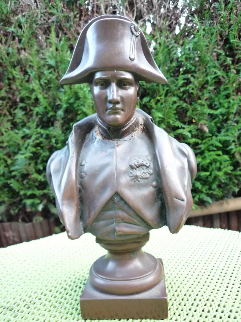 Buste van Napoleon-stenen sculptuur uit zijn tijd, Ophalen of Verzenden