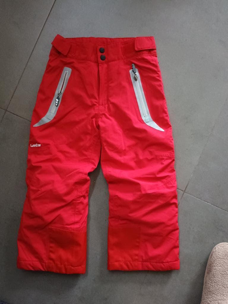 Rode skibroek 6 jaar jongen of meisje, Zo goed als nieuw, Kleding, Ski, Ophalen