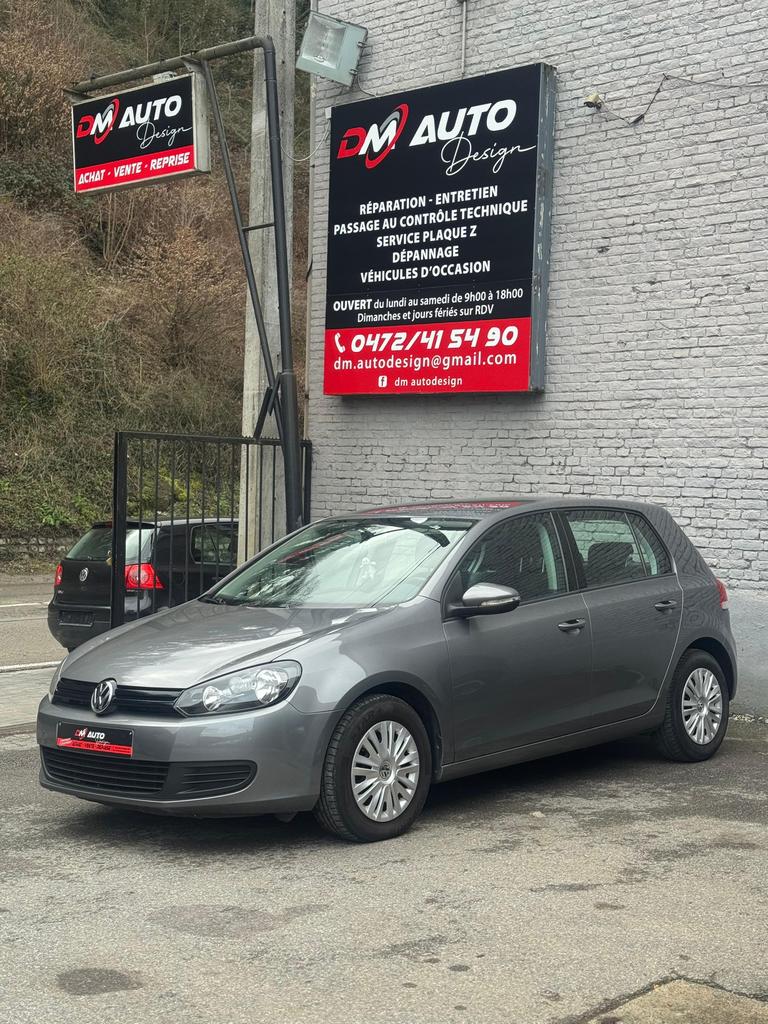 Vw Golf 6 1.2 TSI Automatique 1er Propriétaire 85.000 Km, Autos, Entreprise, Carnet d'entretien, Noir, 5 portes