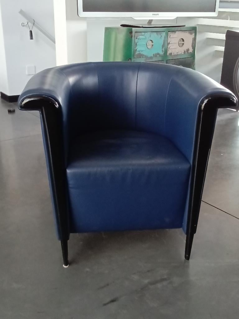 Blauwe zetel, Ophalen, Zo goed als nieuw, Eenpersoons