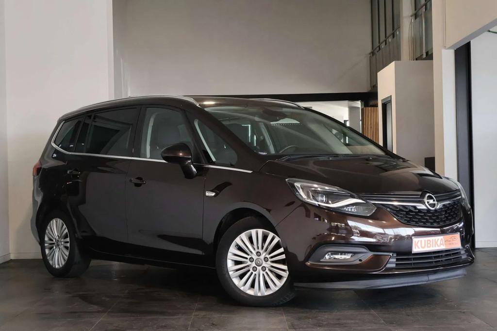 Opel Zafira Tourer Zafira 1.4 Turbo Navi CruiseC Camera Gara, 4 cilinders, Bruin, Leder, Bedrijf
