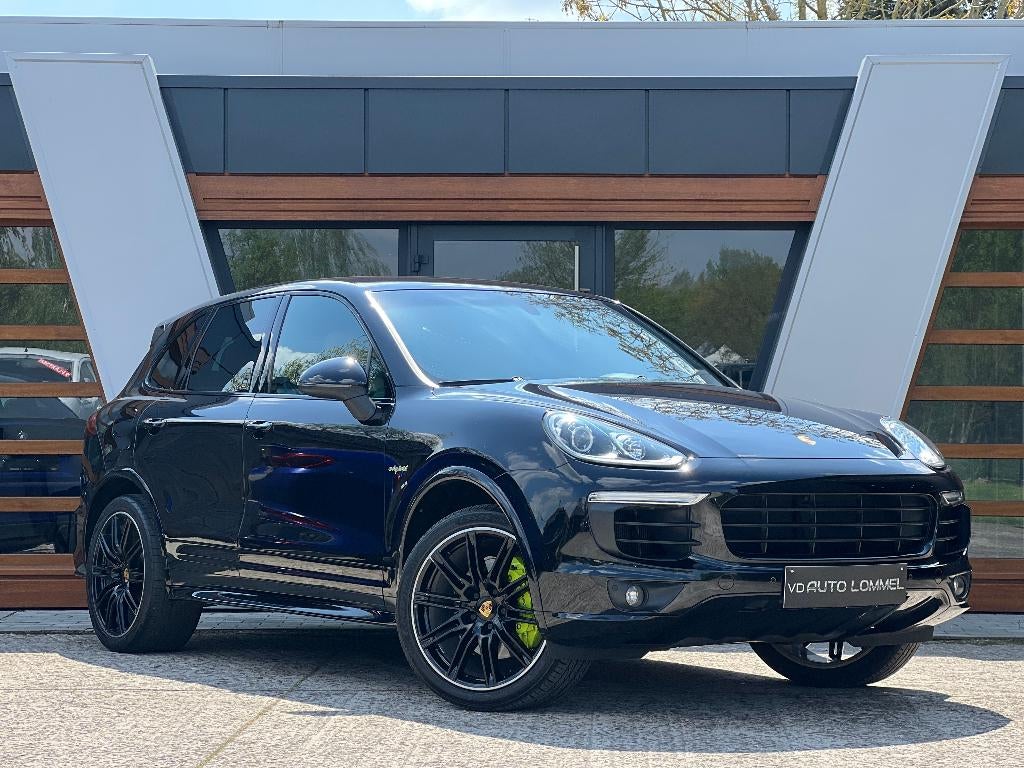 Porsche Cayenne S E-Hybrid - GTS - LUCHTVERING - GARANTIE, Auto's, Automaat, 2995 cc, Zwart, Leder