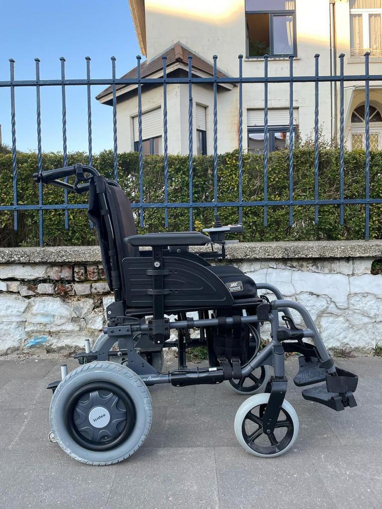 Invacare Action 4 elektrische opvouwbare rolstoel Nieuw, Diversen, Ophalen of Verzenden, Inklapbaar, Zo goed als nieuw, Elektrische rolstoel