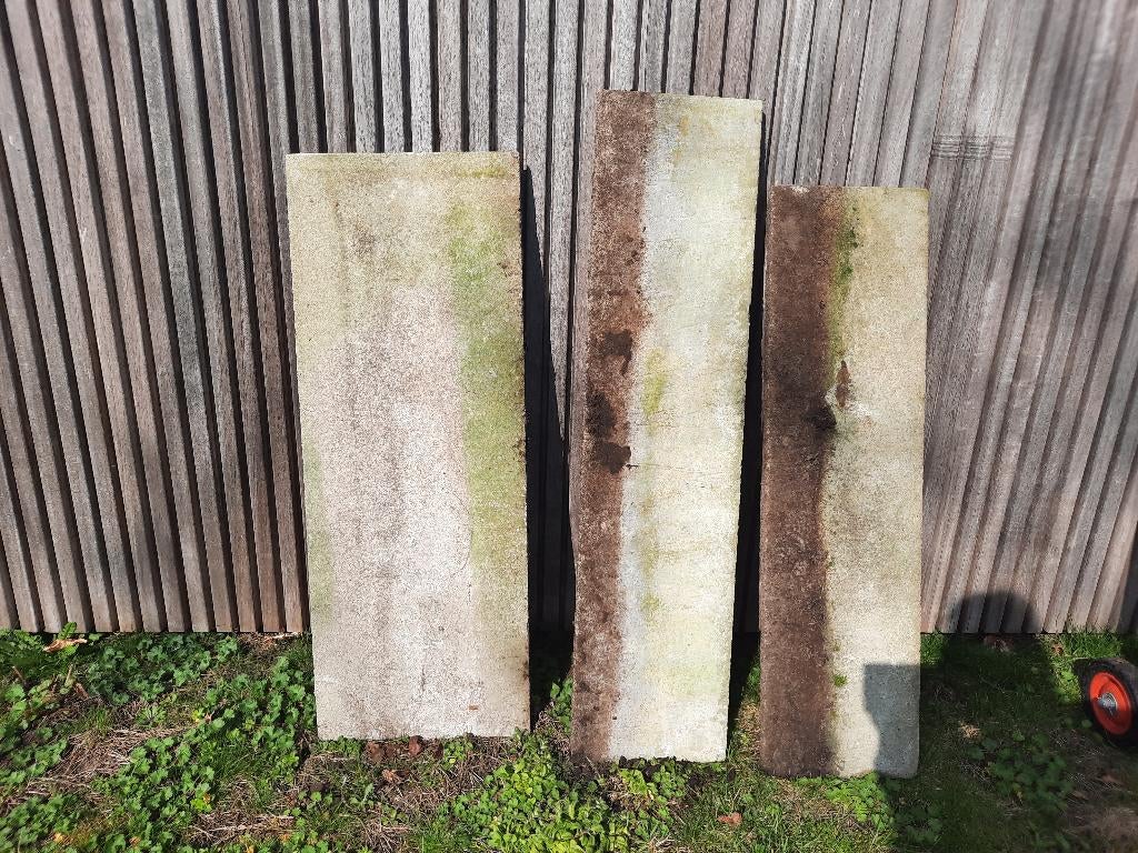 tuin boordplaten, Ophalen, Gebruikt