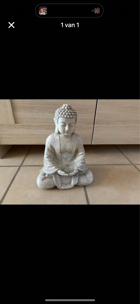 Belle statue de Bouddha 35 x 25 cm, Enlèvement, Comme neuf