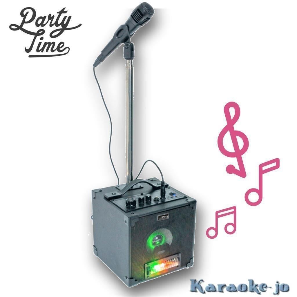 PARTY-SINGER Actieve karaoke set met Led verlichting, Audio, Tv en Foto, Karaoke-apparatuur, Ophalen of Verzenden, Nieuw, Overige typen