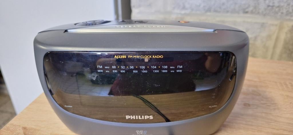 Philips AJ 3380 wekkerradio, Ophalen of Verzenden, Radio