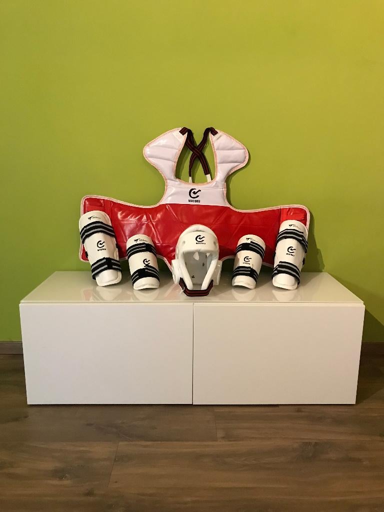 Protection Teakwondo, Sport en Fitness, Vechtsporten en Zelfverdediging, Ophalen, Taekwondo, Vechtsportbescherming, Maat M