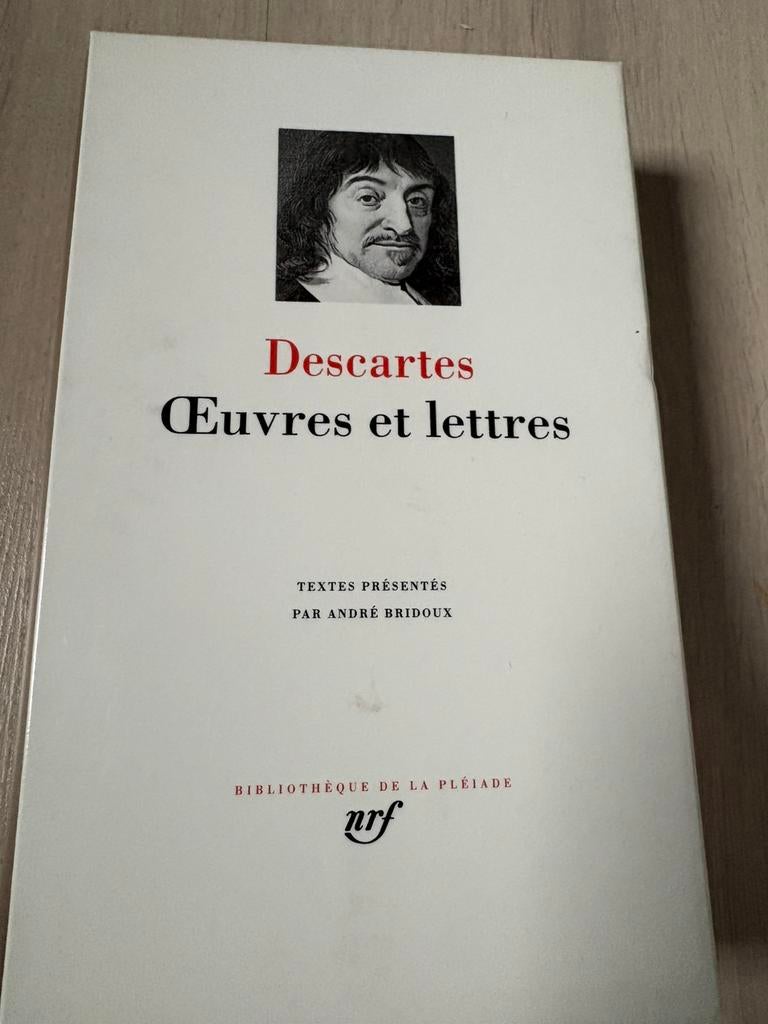 Descartes – Œuvres et lettres | Pléiade | Complet, Livres, Philosophie, Utilisé, Enlèvement ou Envoi