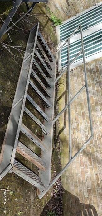rechte industriële trap 3,20m x 90cm, Doe-het-zelf en Bouw, Ophalen, Trap
