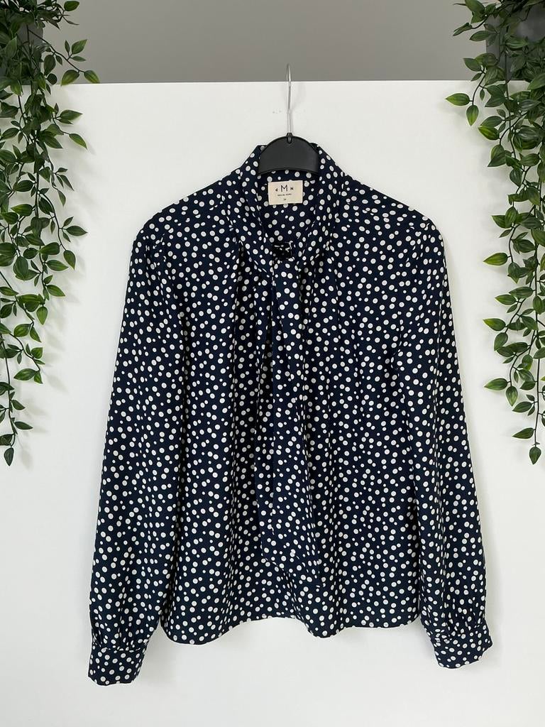 Donkerblauwe bloes Mer Du nord maat 34, Kleding | Dames, Blouses en Tunieken, Ophalen of Verzenden, Gedragen, Maat 34 (XS) of kleiner