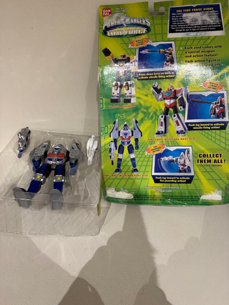 Power Rangers Time Force Megazord Mode Blue, Enlèvement ou Envoi, Comme neuf