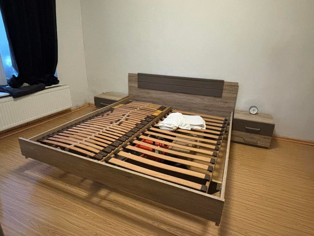 Complete slaapkamer, Huis en Inrichting, Ophalen, Gebruikt, Tweepersoons, Modern