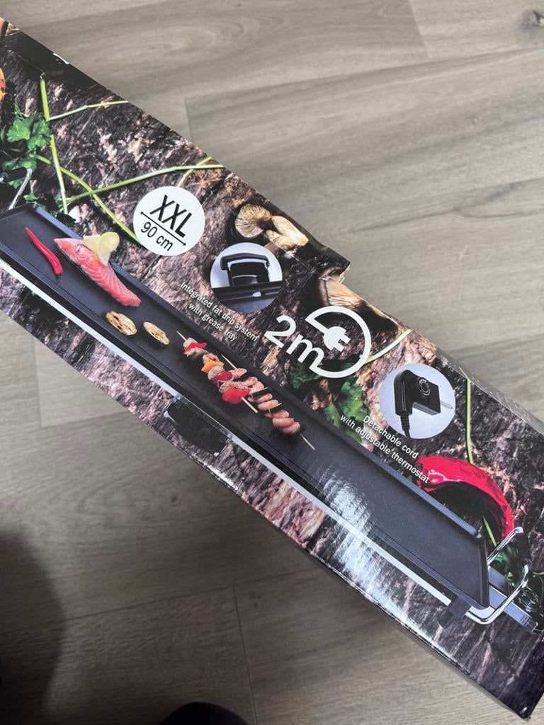 Grill plaat, Verzenden, Zo goed als nieuw