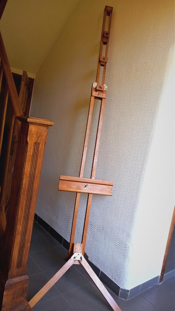 antieke design schildersezel voor 2 schilderijen tegelijk, Hobby en Vrije tijd, Schilderen, Zo goed als nieuw, Ezel, Ophalen