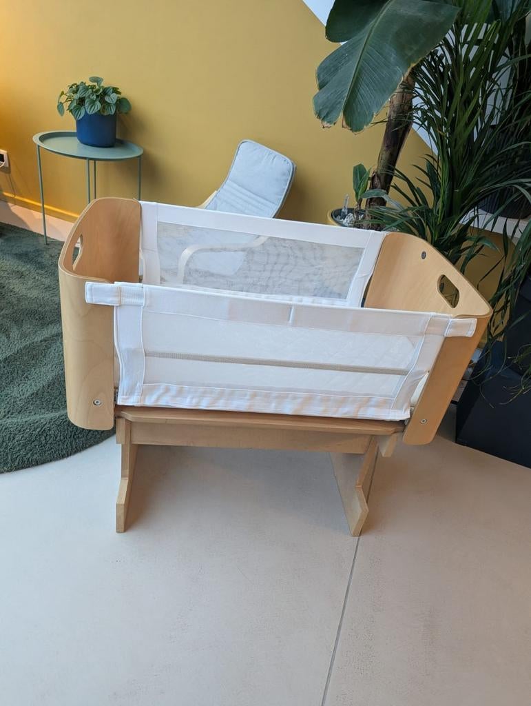 Bednest Cosleeper op zelfgemaakte staander, Ophalen, Gebruikt