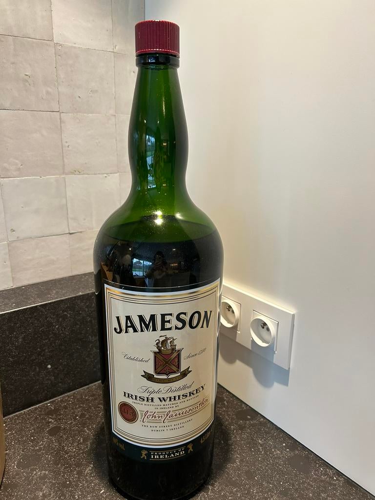 Fles Jameson whiskey 4,5 L, Ophalen, Zo goed als nieuw