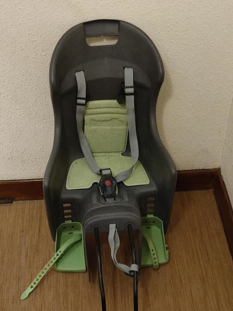 Siège vélo pour enfant avec repose-pieds, Vélos & Vélomoteurs, Repose-pieds, Enlèvement, Utilisé, Polisport
