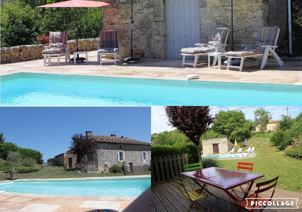 Gîte avec piscine, Propriétaire, Maison de campagne ou Villa, Campagne, 4 personnes