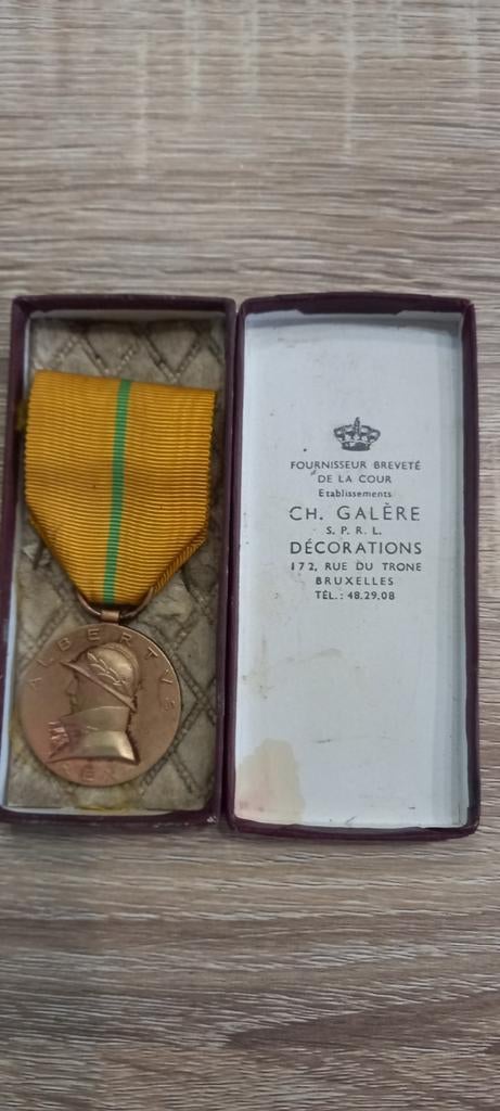 médaille  Albert, Collections, Enlèvement ou Envoi