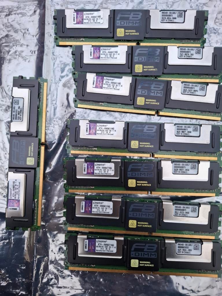 Te koop: Kingston 8GB DDR3 ECC FB-DIMM servergeheugen, Computers en Software, Ophalen of Verzenden, DDR3, Desktop, 8 GB