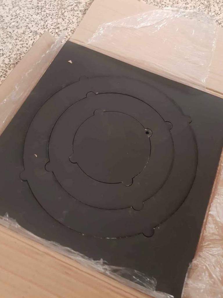 Gesegmenteerde metalen ring voor fornuis en ketel, Huis en Inrichting, Keuken | Potten en Pannen, Ophalen, Nieuw, Gietijzer