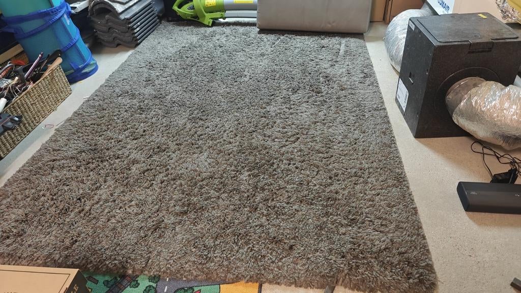 Bruin-grijs tapijt, Maison & Meubles, Ameublement | Revêtements de sol, Enlèvement, Gris, Tapis