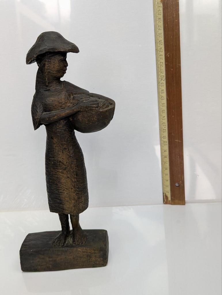 houtsnijwerk uit Congo 1960, Antiek en Kunst, Kunst | Beelden en Houtsnijwerken, Ophalen of Verzenden