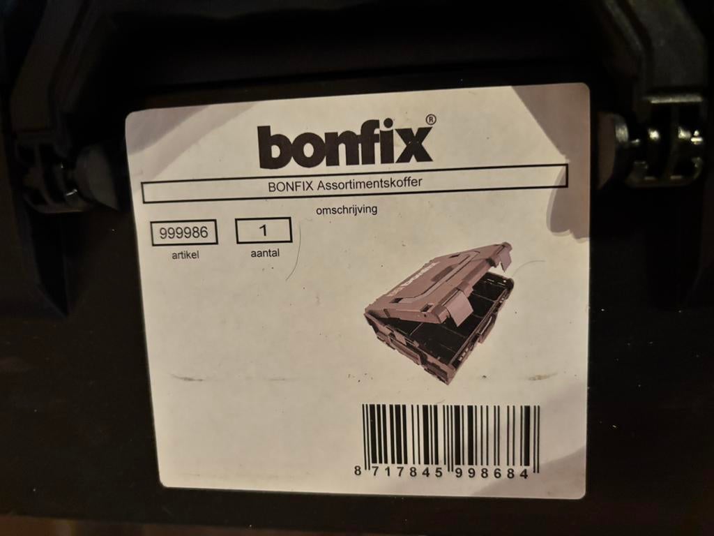 Complete Bonfix assortimentskoffer nieuw, Ophalen, Nieuw