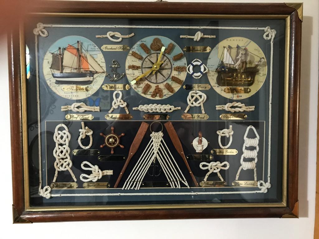 cadre marine, Maison & Meubles, Enlèvement, Utilisé, Autres matériaux, Moins de 50 cm