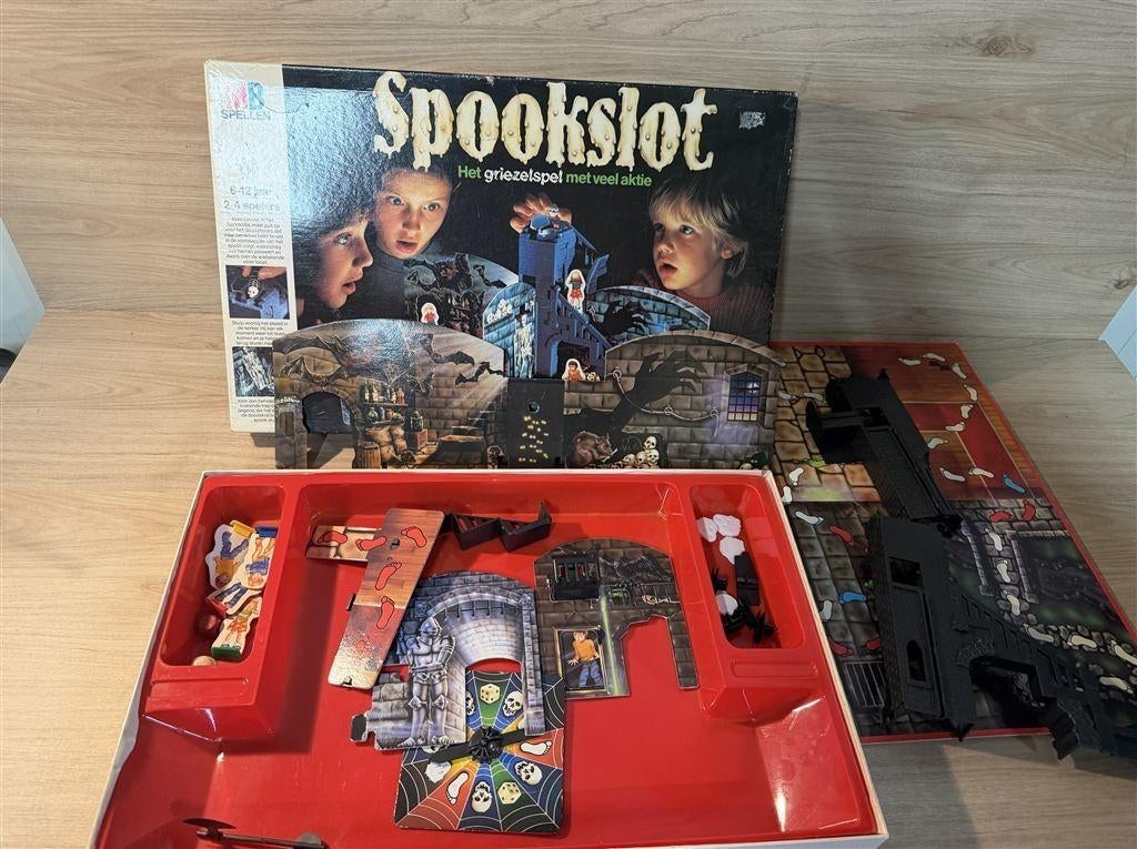 spookslot het griezelspel met veel aktie orgineel - s6590, Hobby en Vrije tijd, Verzenden, Zo goed als nieuw