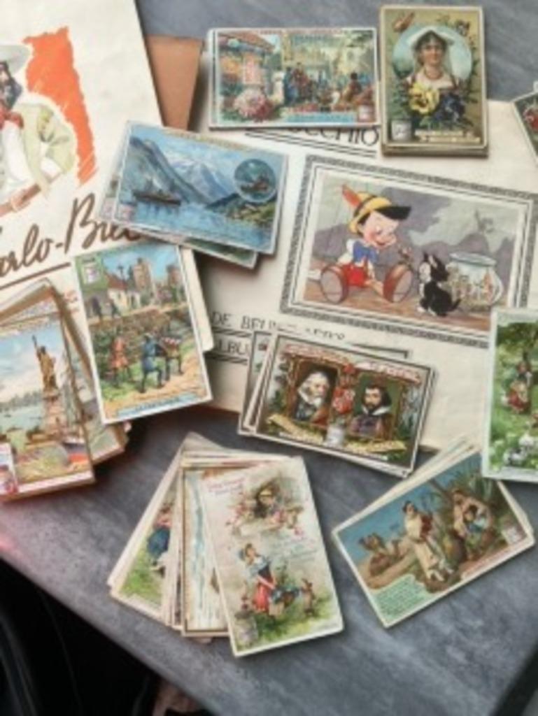 liebig chromo's en jacques beeldjes ed, Ophalen, Voor 1940, Zo goed als nieuw, Overige onderwerpen