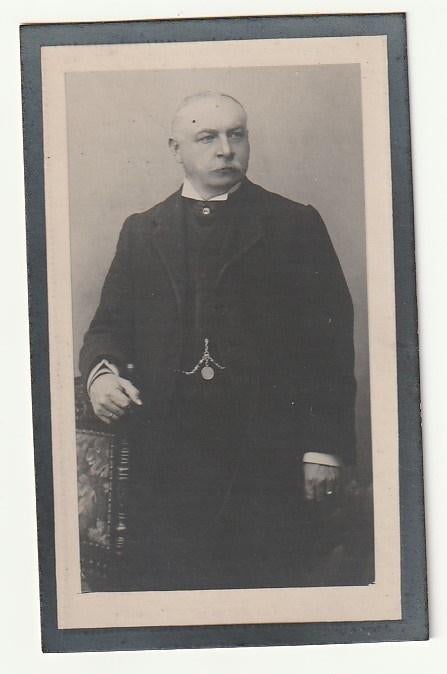 Alfred ANDRIES Titeca Temsche 1864-1923 Burgemeester (foto), Verzenden, Bidprentje