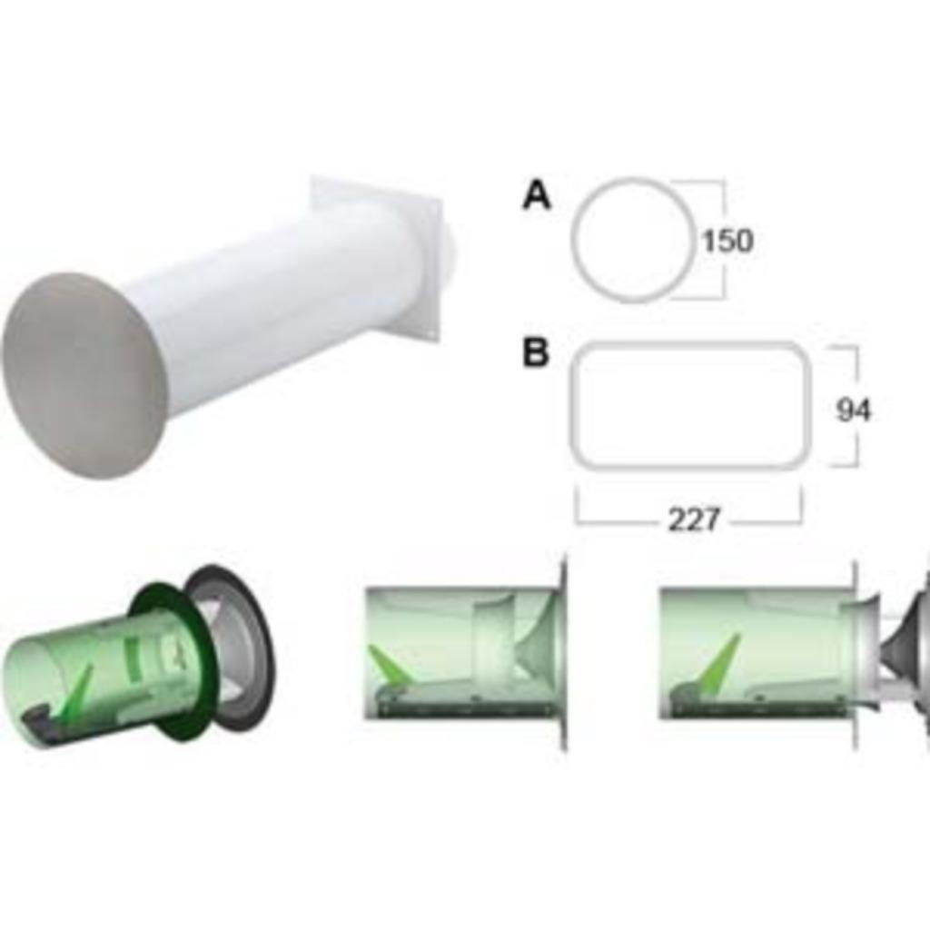 Extracteur hotte, Enlèvement, Neuf, Encastré, Hotte murale