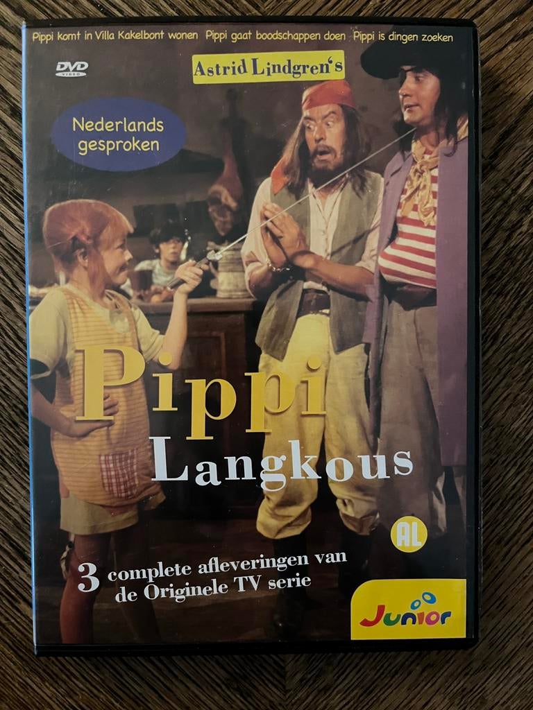 DVD Pippi Langkous, Cd's en Dvd's, Ophalen of Verzenden, Zo goed als nieuw