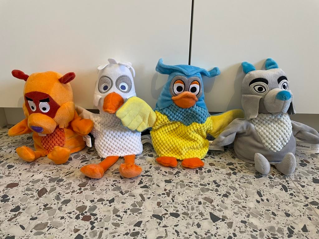 Handpop - fabeltjeskrant - 4 stuks, Enlèvement, Neuf