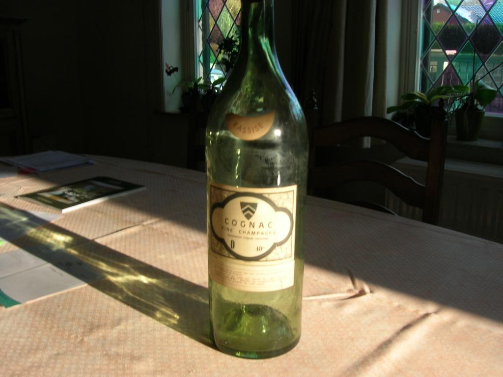 1 bouteille de cognac vide de 3 litres, Enlèvement, Utilisé, France, Autres types