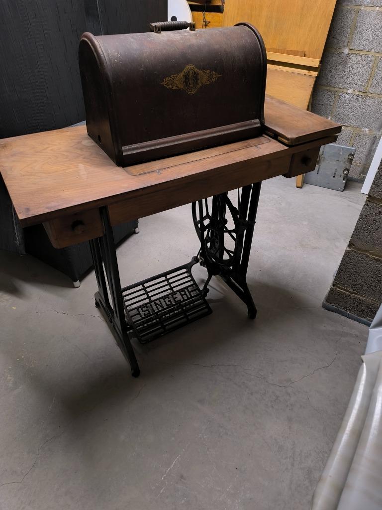 Machine à coudre singer, Ophalen