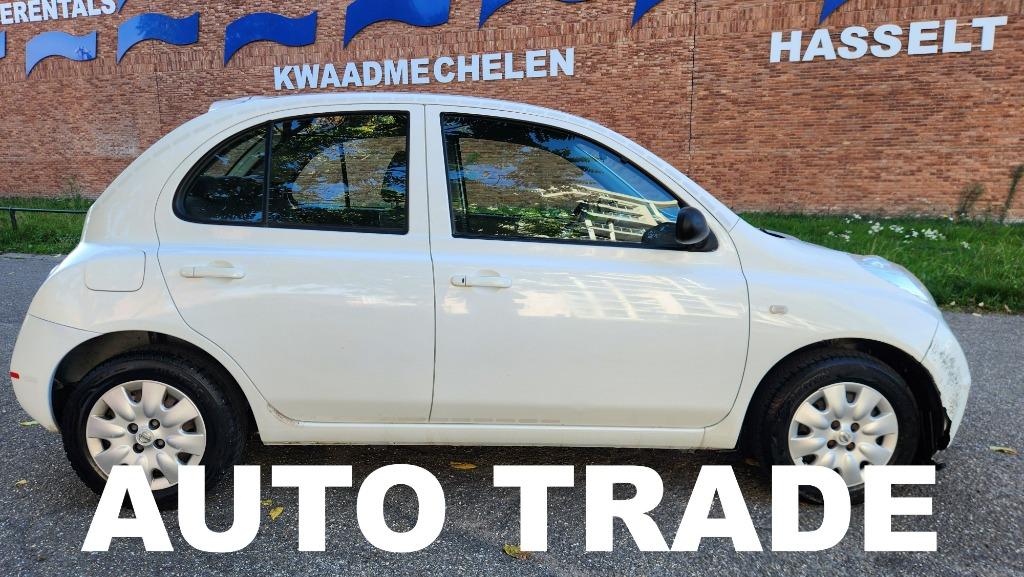 Micra | 1ste Eig. | LEZ OK | Keuring + garantie, Voorwielaandrijving, Stof, 4 cilinders, Wit
