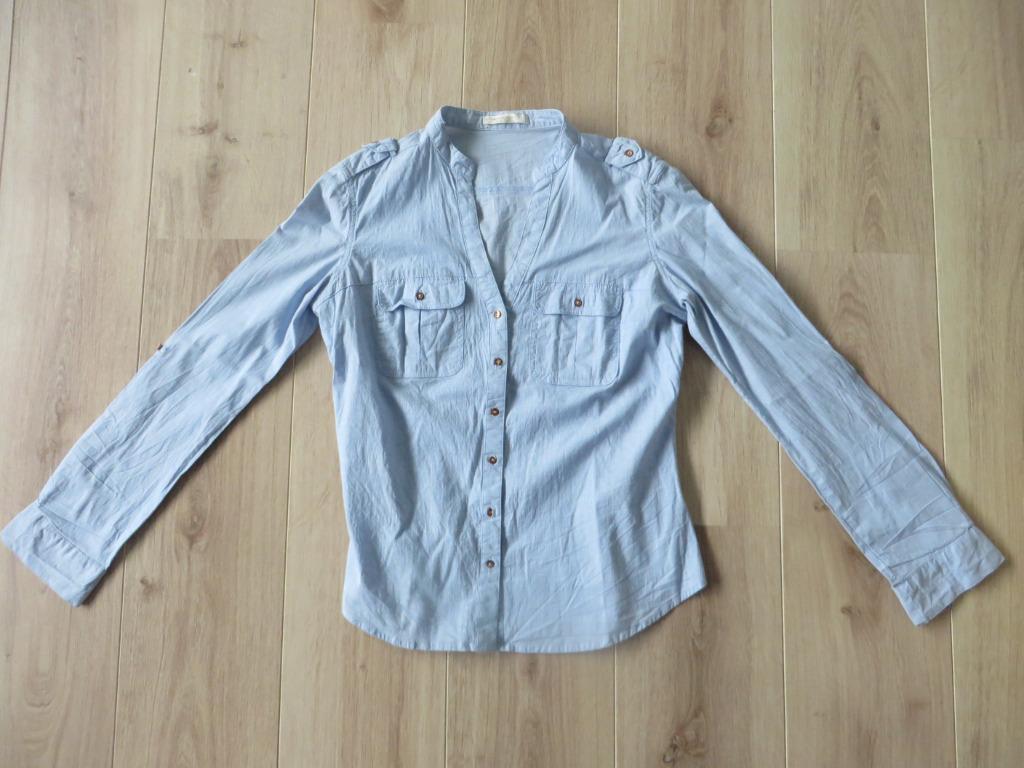 blouse Stradivarius mt M (nr 73), Maat 38/40 (M), Blauw, Ophalen of Verzenden, Stradivarius